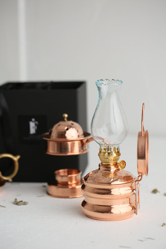 Copper Oil Lamp