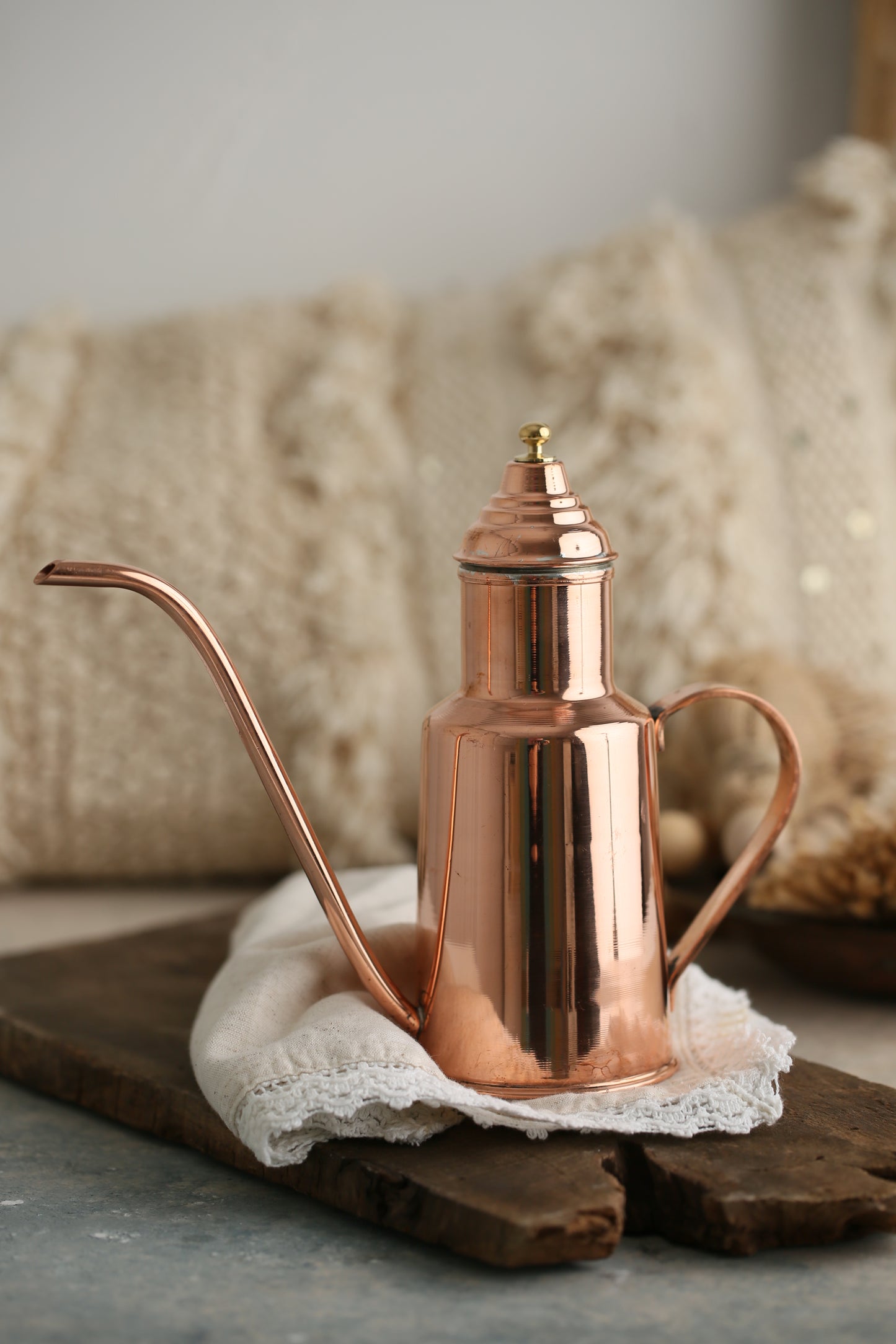 Copper Oil Jug
