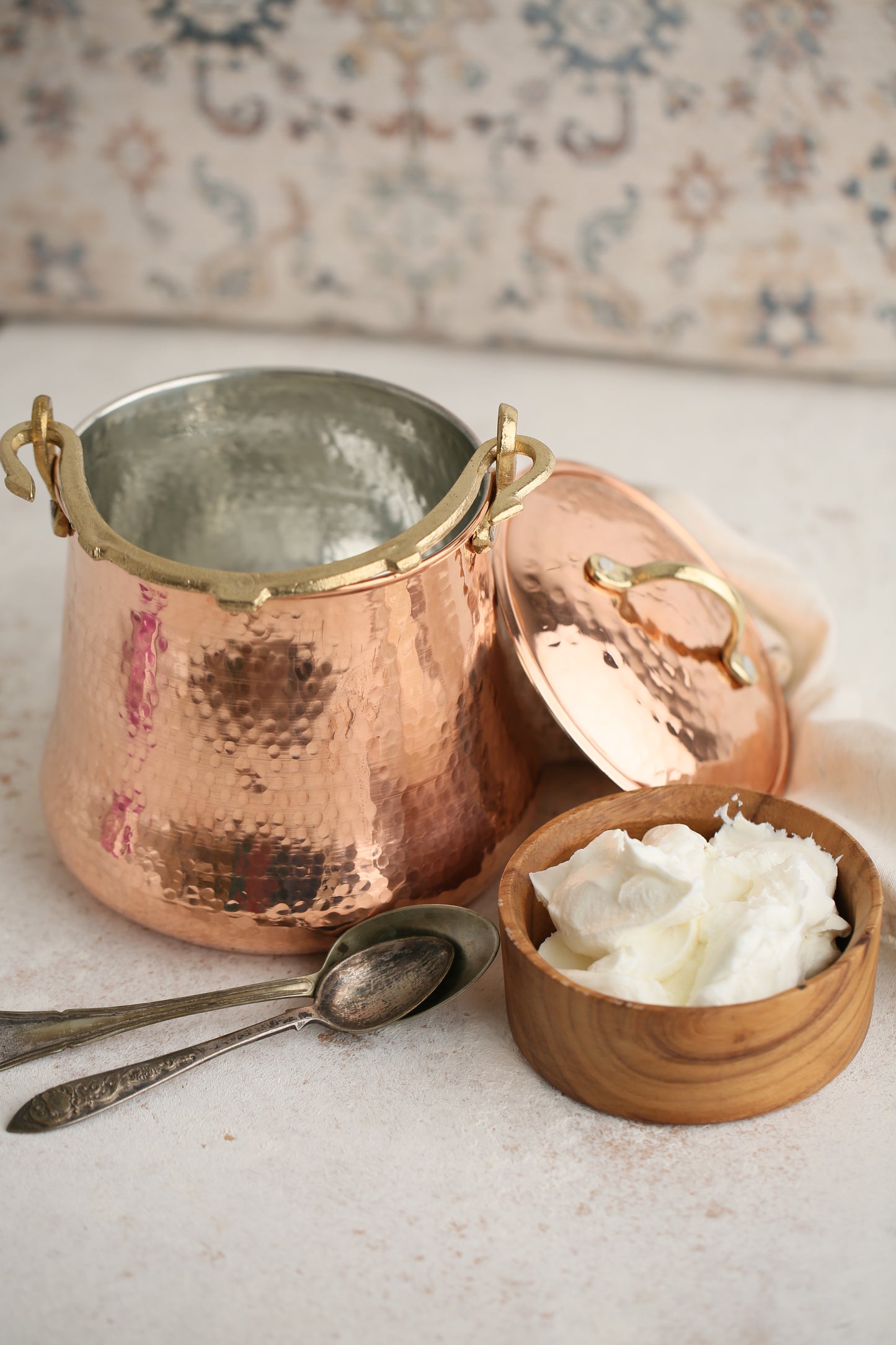 Copper Yogurt Storage
