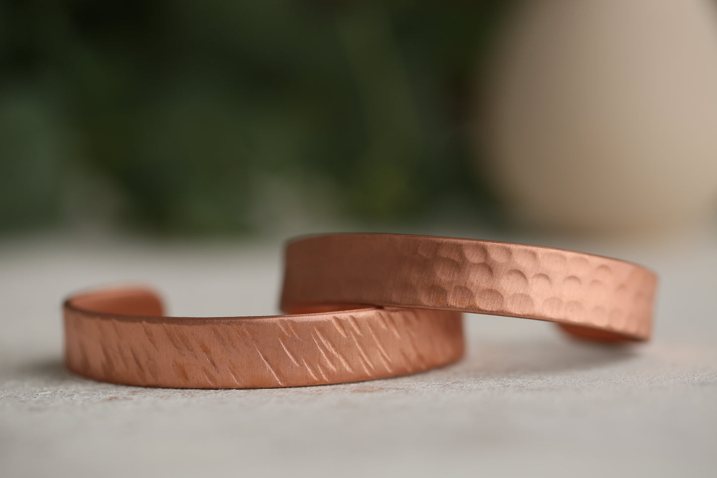 Copper Bracelet Couple Set