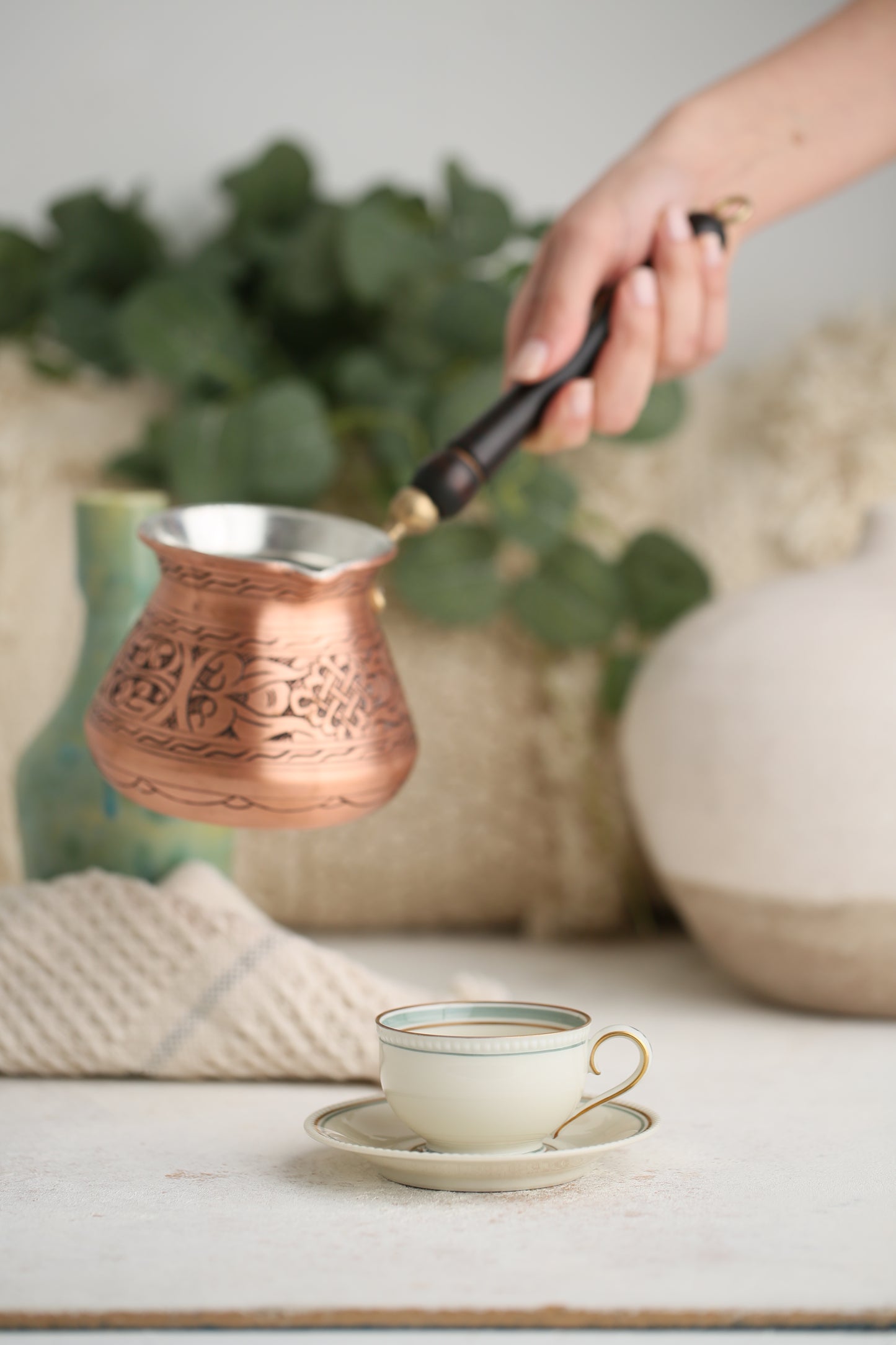 Copper Turkish Coffee Pot