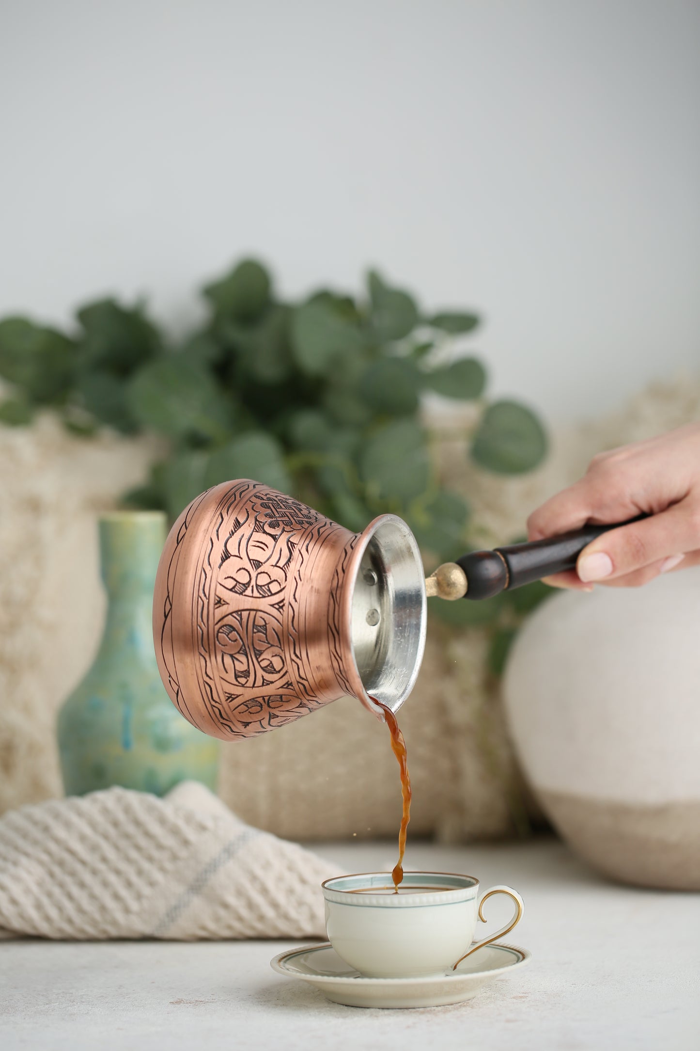 Copper Turkish Coffee Pot