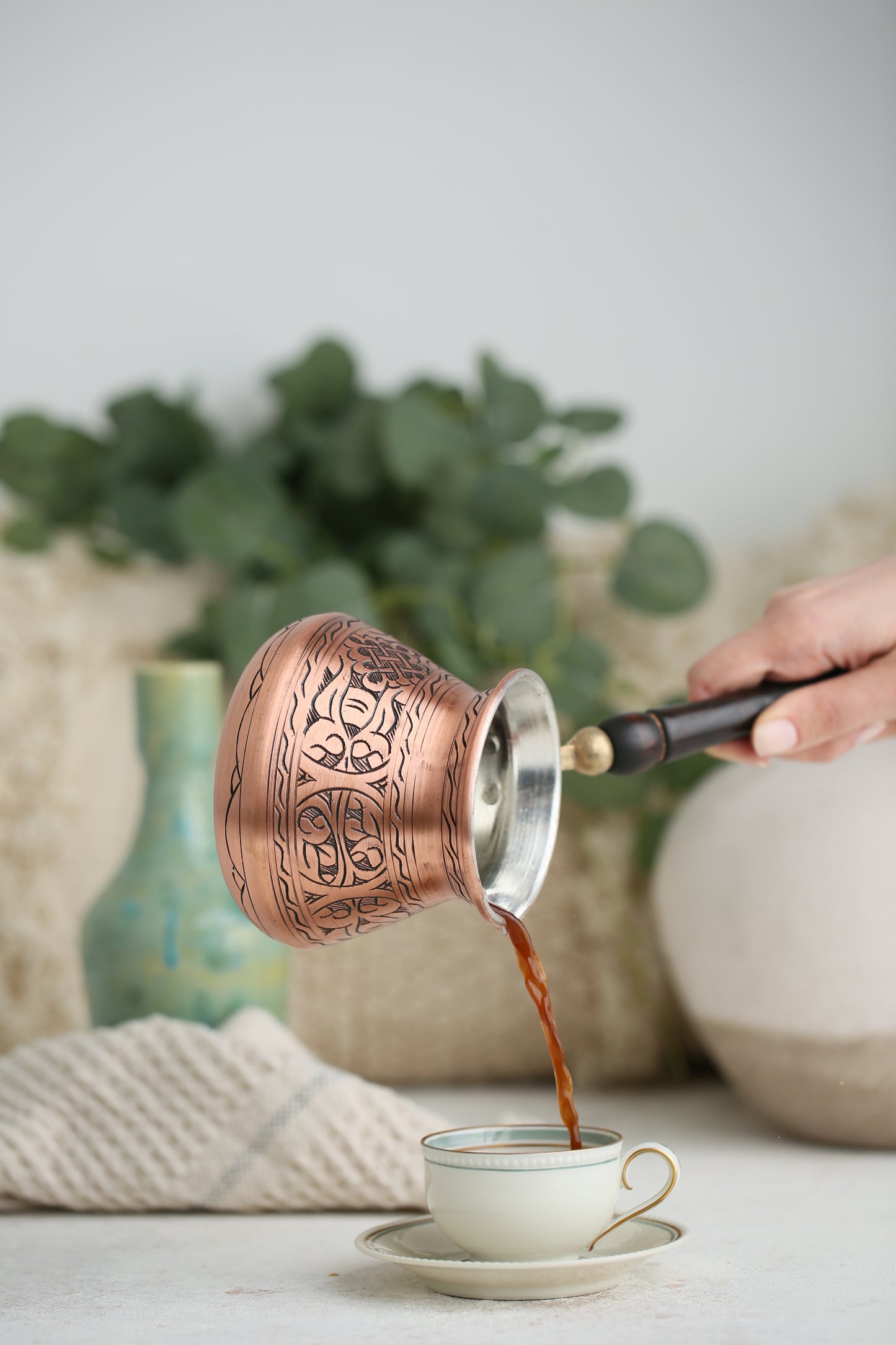 Copper Turkish Coffee Pot