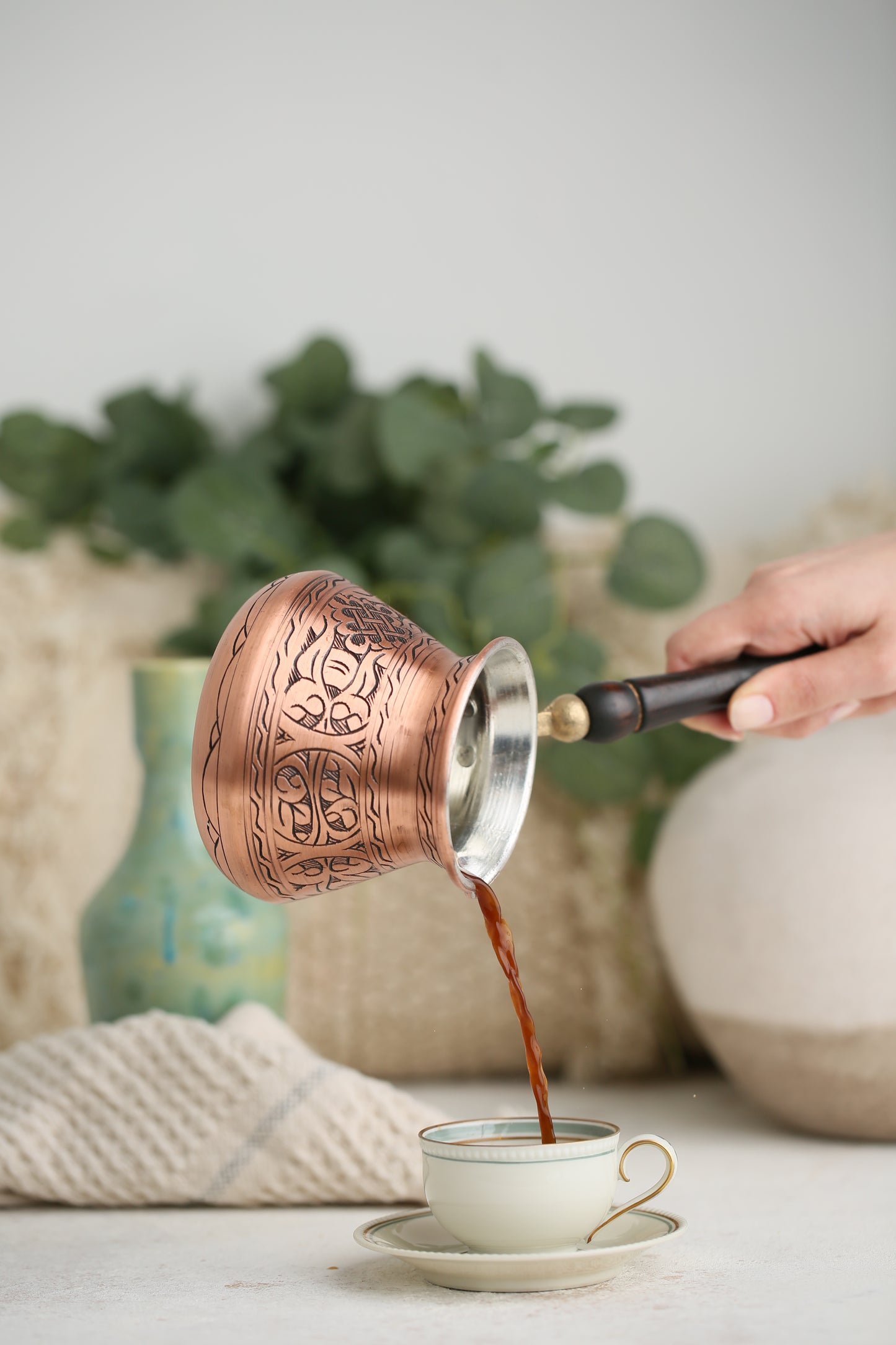 Copper Turkish Coffee Pot