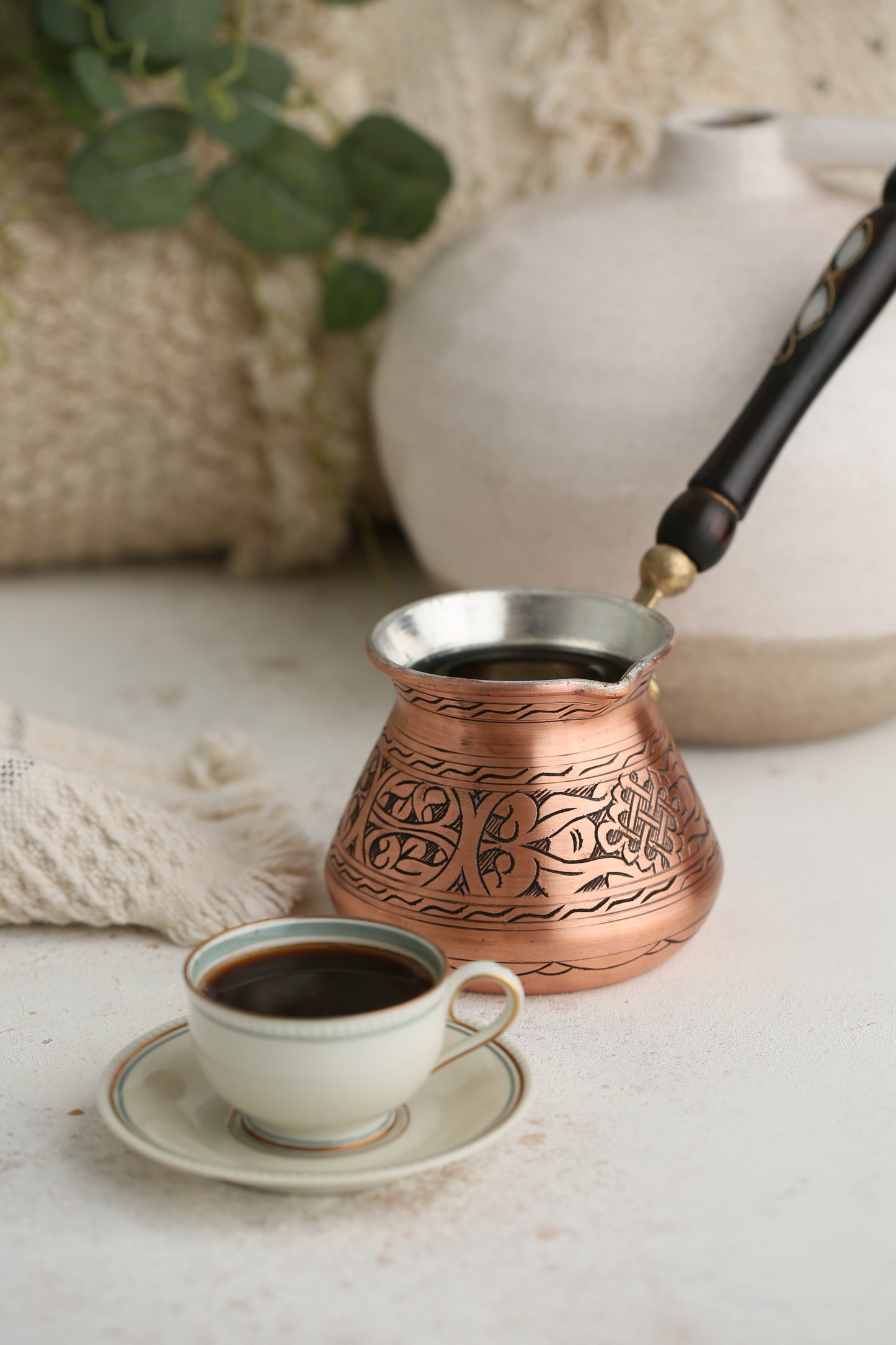 Copper Turkish Coffee Pot