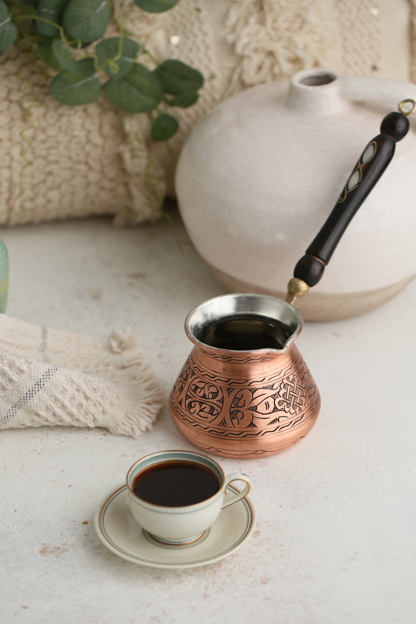 Copper Turkish Coffee Pot