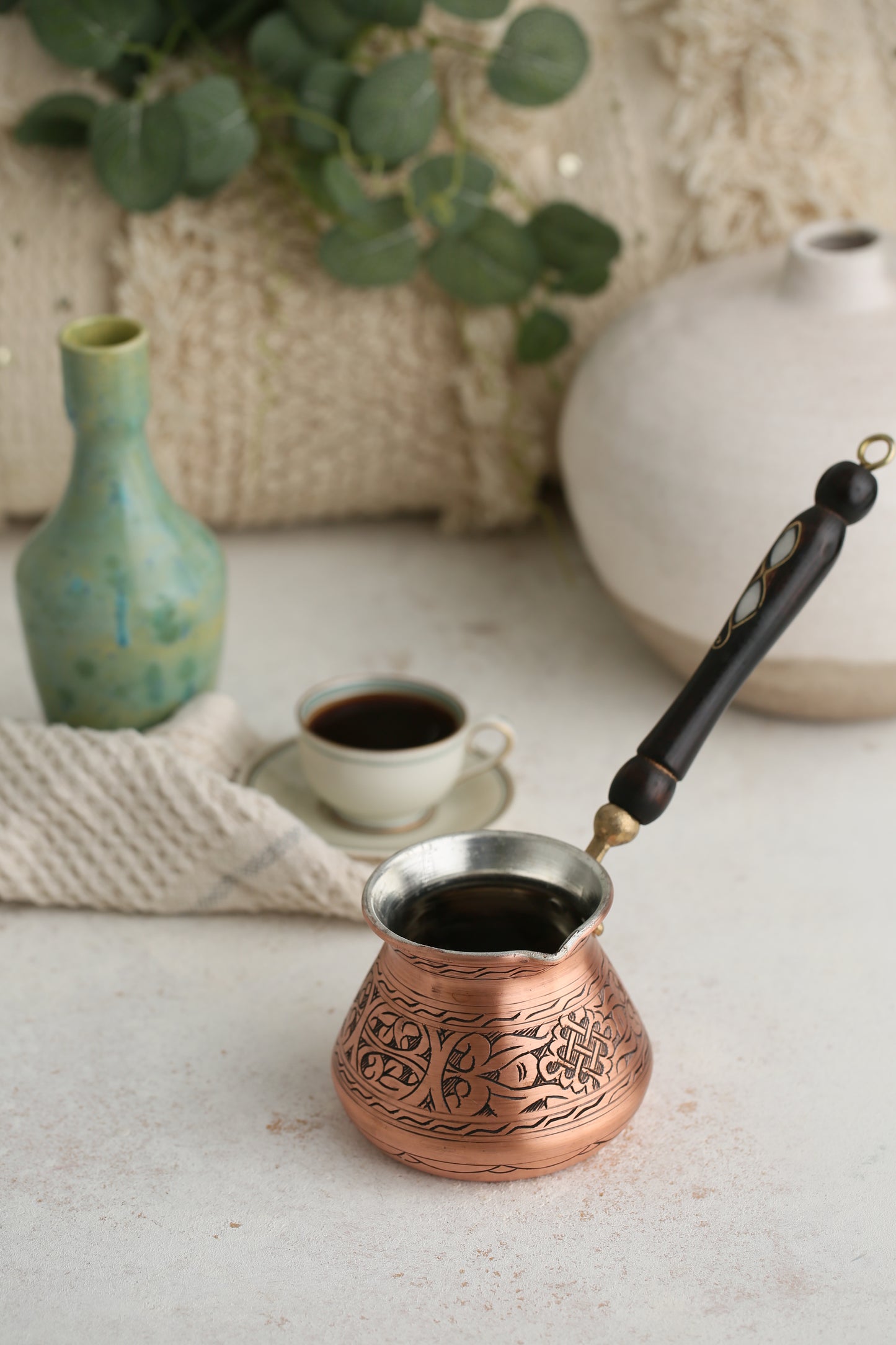 Copper Turkish Coffee Pot